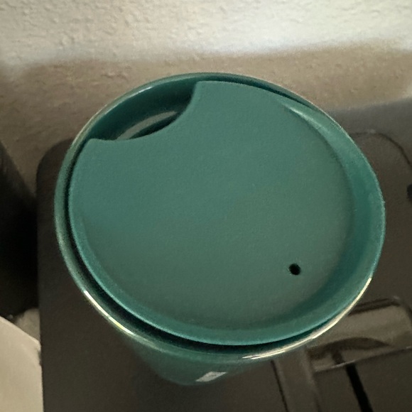 Starbucks 2023  Teal Blue Iridescent Siren Mermaid Ceramic 12 oz Travel Tumbler - Picture 3 of 6